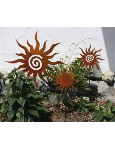 Garternstecker Sonne mit Symbol des ewigen Lebens