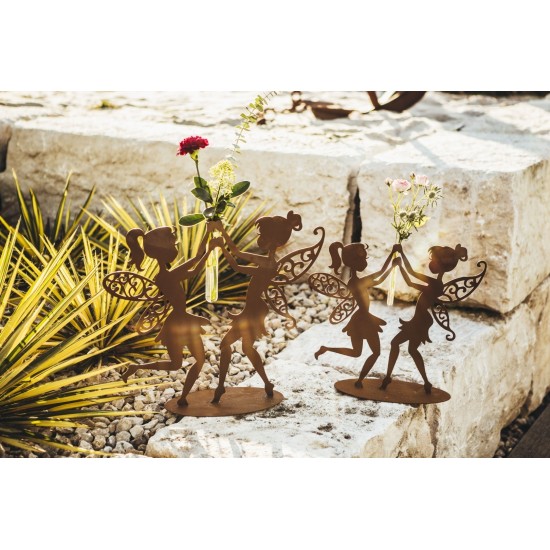 Deko Feetanz aus Rost groß