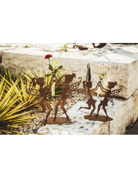 Deko Feetanz aus Rost groß  Deko Feetanz aus Rost groß