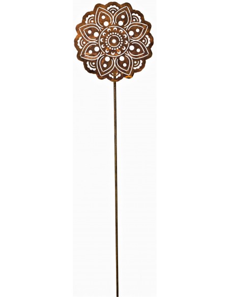 Mandala Gartenstecker aus RostMetall Rost Gartendeko, DekoRost