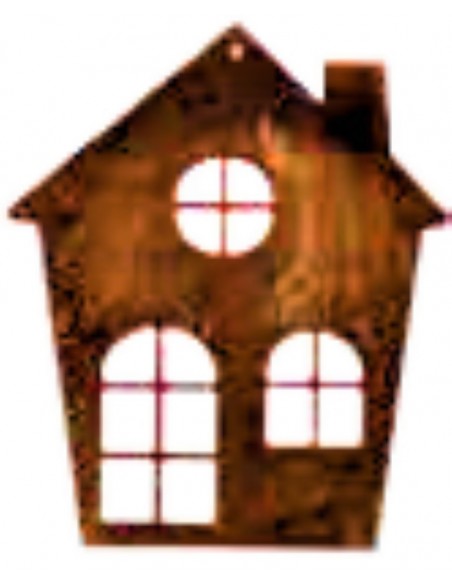 Wandbild "kleines Haus" zum Hängen aus Edelrost - schöne Wand-Deko aus Rost-Metall in grosser Auswahl bei Metallmichl Wandbild "kleines Haus" zum Hängen aus Edelrost - schöne Wand-Deko aus Rost-Metall in grosser Auswahl bei Metallmichl