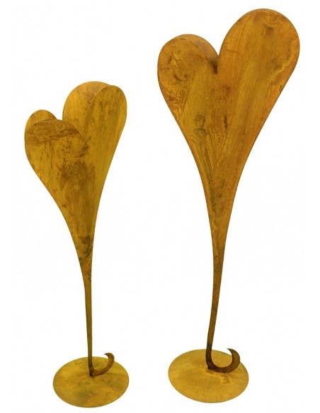 Metall Herz Deko - Gartendeko Rost Herz, Metall Herz, Deko Herz Metall, Rost Herz zum Bepflanzen 