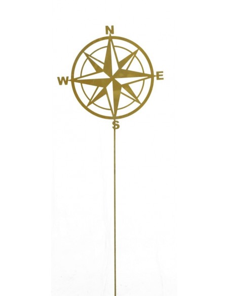 Gartenstecker Nautischer Stern 50 cm Ø