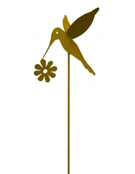 Deko Kolibri  als Gartendeko - Metall Gartenstecker
