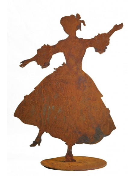 barockeTänzerin mit ausgestreckten Amen Standplatte - Höhe 27 cm barockeTänzerin mit ausgestreckten Amen Standplatte - Höhe 27 cm