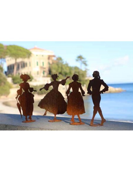 barocker Tänzer auf Standplatte - Höhe 27 cm barocker Tänzer auf Standplatte - Höhe 27 cm