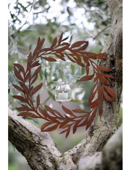 Olivenlaubkranz zum Hängen Ø 40 cm