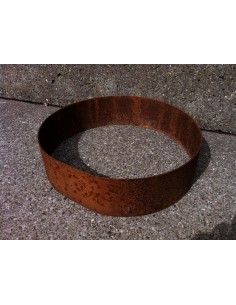 Standring für Kugeln Edelrost 30 - 40 cm 2
