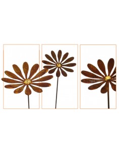 Gartenstecker Blume "Daisy" mit Goldpunkt Ø 18 cm