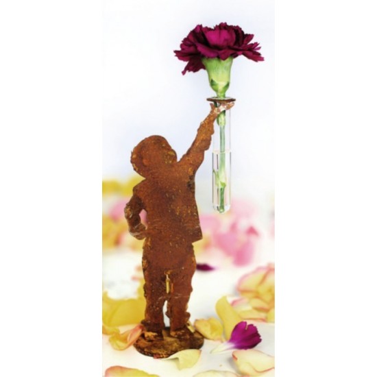 Deko Blumenkind "Max" inklusive Reagenzglas - für kreative Tischdeko