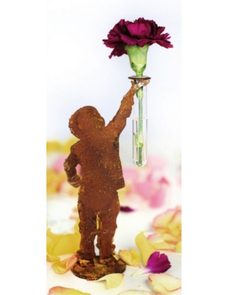 Deko Blumenkind "Max" inklusive Reagenzglas - für kreative Tischdeko