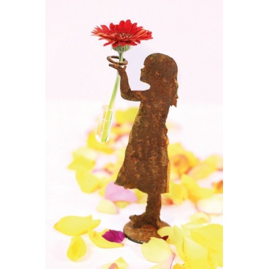 Deko Blumenkind "Klara" inkuslive Reagenzglas für traumhafte Tischdeko