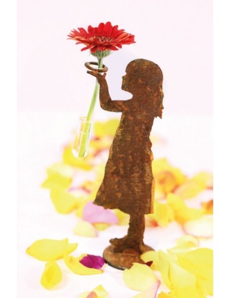 Deko Blumenkind "Klara" inkuslive Reagenzglas für traumhafte Tischdeko