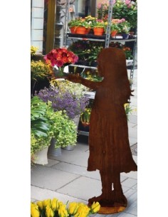 Blumenkind "Sophia" mit Ring für Blumenvasen  für Außendeko oder für kreative Wohndeko 2