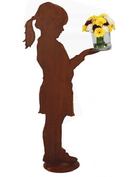 Blumenkind "Amelie" mit Platte für kreative Ladendeko