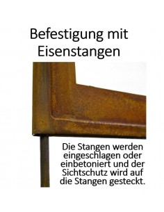 Trenwand aus Metall als Barock deko für den Garten 2
