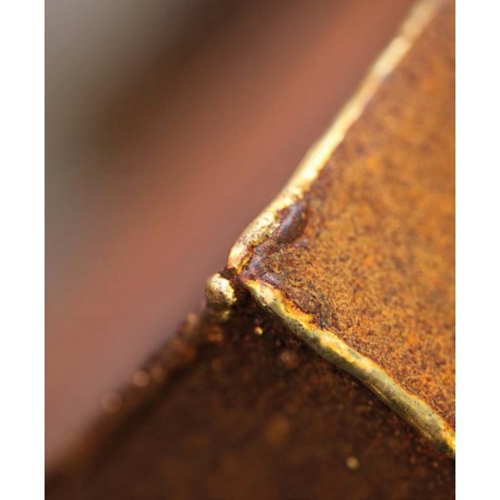 Deko Säule mit Goldrand- Höhe 100 cm