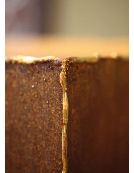 Deko Säule mit Goldrand- Höhe 100 cm