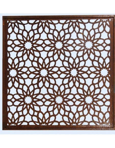 Trennwand aus Metall  "Tequila Sunrise"  Sichtschutz für den GArten