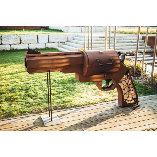 Grillstelle Pistole Höhe 110 cm 