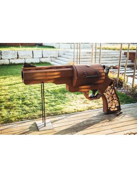 Grillstelle Pistole Höhe 110 cm 