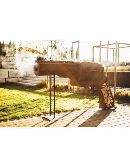 Grillstelle Pistole Höhe 110 cm 