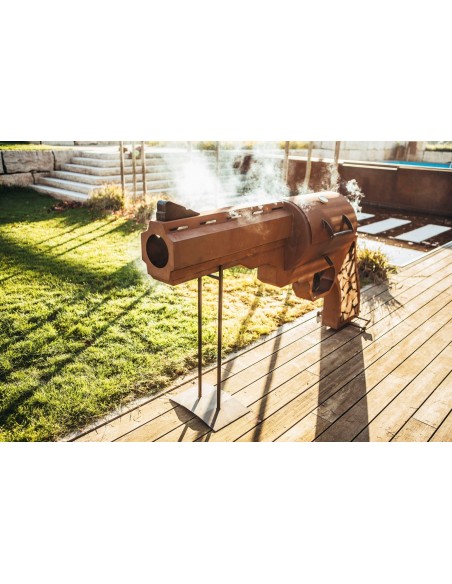 Grillstelle Pistole Höhe 110 cm 