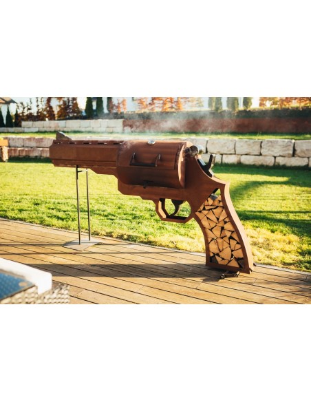 Grillstelle Pistole Höhe 110 cm 