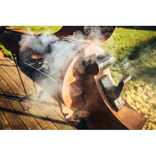 Grillstelle Pistole Höhe 110 cm 