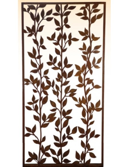 Sichtschutzzaun aus Metall für Gartendeko - Windschutz  Sichtschutzzaun aus Metall für Gartendeko - Windschutz