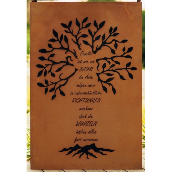 Säule "Familie" Höhe 145 cm - Deko für die Familie