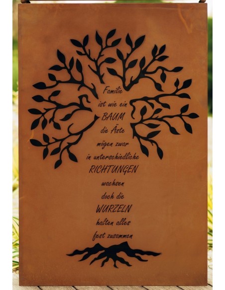 Säule "Familie" Höhe 145 cm - Deko für die Familie