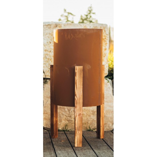 Edelrost Pflanzschale "Planter round" Groß