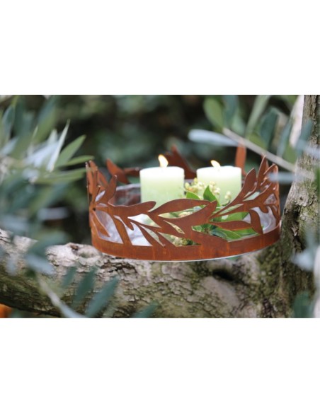 Deko Olivenzweige - Ring als Kreative Gartendeko