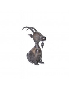 Steinbock dunkelbraun Höhe 54 cm