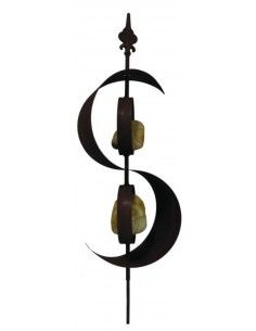 Deko Gartenstecker -Schwung- Höhe 240 cm