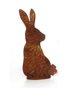 niedlicher Deko Osterhase für Gartendeko