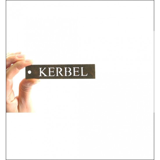 Kräuterschild Kerbel aus Metall zum selber machen 