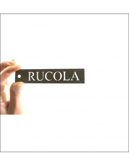 Kräuterschild Rucola Pflanzschilder für den Garten 