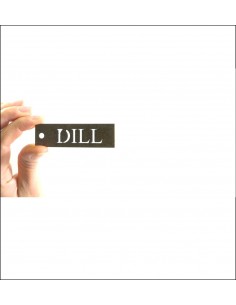 Kräuterschild Dill Kräuterschilder aus Metall