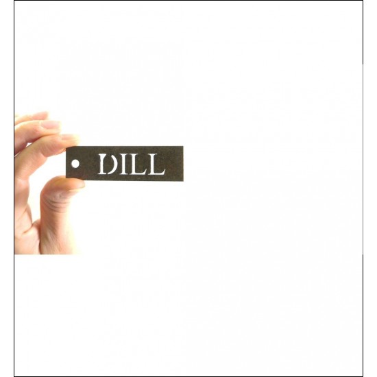 Kräuterschild Dill Kräuterschilder aus Metall 