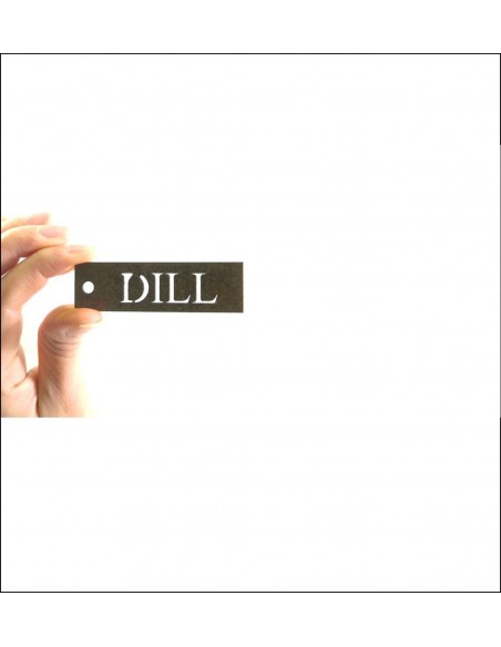 Kräuterschild Dill Kräuterschilder aus Metall  Kräuterschild Dill Kräuterschilder aus Metall