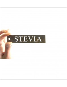 Kräuterschild Stevia rostige Kräuterschilder selber machen