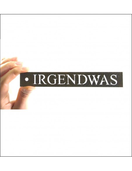 Kräuterschild Irgendwas Schilder für Kräutergarten aus Metall kaufen