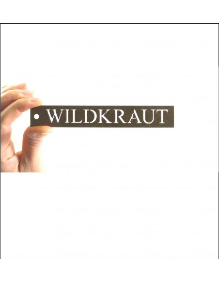 Kräuterschild Wildkraut Pflanzschilder für den Kräutergarten aus Metall kaufen