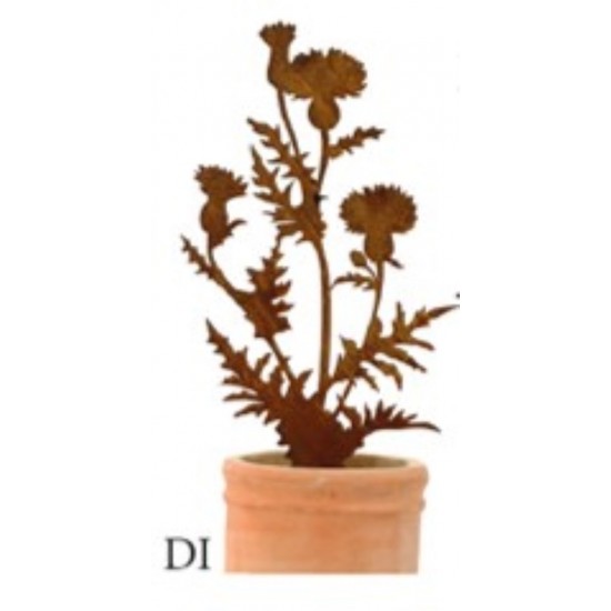 Wiesenstecker "Distel" Blumen- und Pflanzendeko aus Metall kaufen