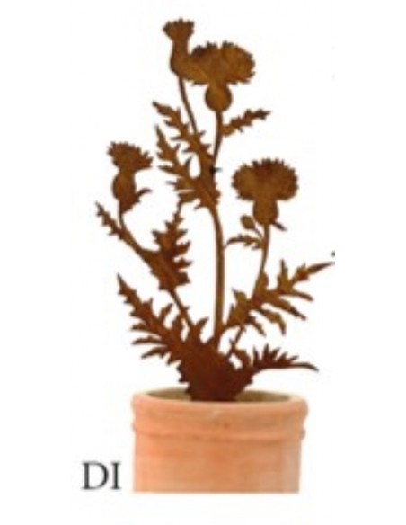 Wiesenstecker "Distel" Blumen- und Pflanzendeko aus Metall kaufen