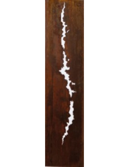 Deko Stele mit Riss als Gartendeko oder Eingangsdeko - Deko für den Außenbereich