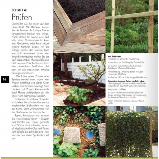 707 Ideen für den Garten - Gestaltungen und Accesoires