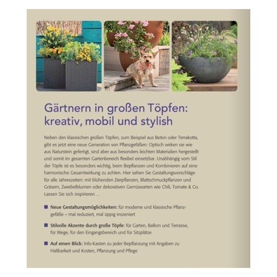 Der mobile Garten - Konzepte für große Pflanzgefäße